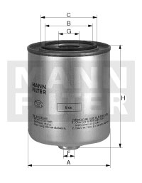 WK 918 Palivový filtr MANN-FILTER