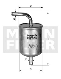 WK 56 Palivový filtr MANN-FILTER