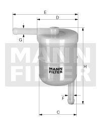 WK 42/11 Palivový filtr MANN-FILTER