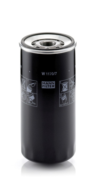 W 1170/7 Olejový filtr MANN-FILTER