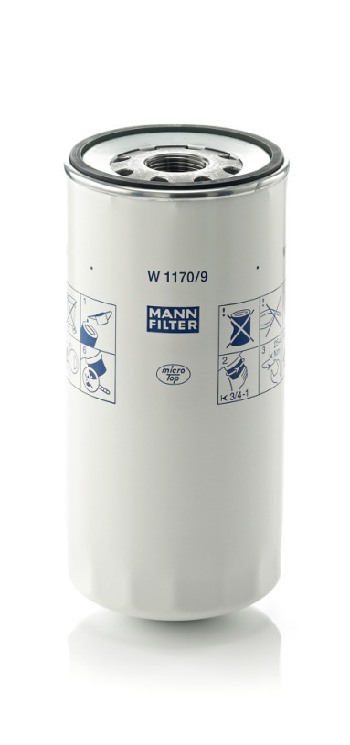 W 1170/9 Olejový filtr MANN-FILTER