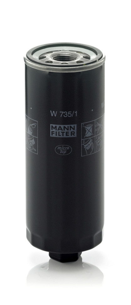 W 735/1 Olejový filtr MANN-FILTER