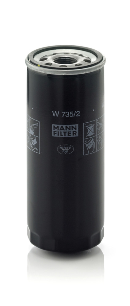 W 735/2 MANN-FILTER olejový filter W 735/2 MANN-FILTER