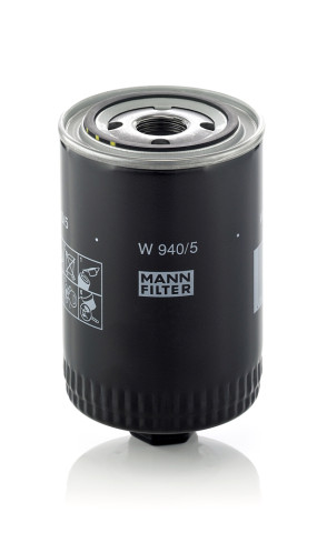 W 940/5 Filtr, pracovní hydraulika MANN-FILTER