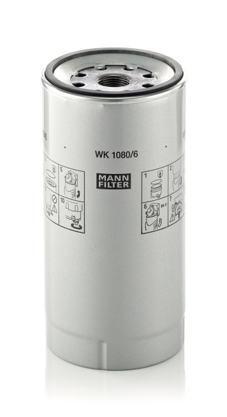 WK 1080/6 x Palivový filtr MANN-FILTER