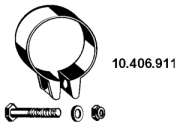 10.406.911 Spojovací trubky, výfukový systém EBERSPÄCHER