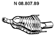 08.807.89 Zadní tlumič výfuku EBERSPÄCHER