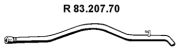 83.207.70 EBERSPÄCHER výfukové potrubie 83.207.70 EBERSPÄCHER