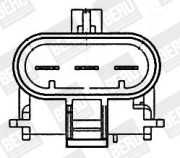 LE620 BorgWarner (BERU) ventilátor chladenia motora LE620 BorgWarner (BERU)