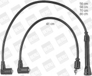 ZEF405 BorgWarner (BERU) sada zapaľovacích káblov ZEF405 BorgWarner (BERU)