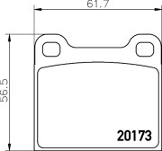 T0405 Sada brzdových destiček, kotoučová brzda PAGID