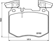 T3175 PAGID sada brzdových platničiek kotúčovej brzdy T3175 PAGID