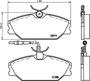 T9033 Sada brzdových destiček, kotoučová brzda PAGID