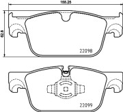 T4173 PAGID sada brzdových platničiek kotúčovej brzdy T4173 PAGID