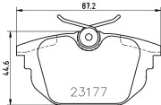 T5114 Sada brzdových destiček, kotoučová brzda PAGID