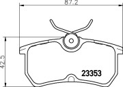 T5118 Sada brzdových destiček, kotoučová brzda PAGID