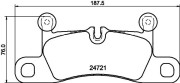 T1937 PAGID sada brzdových platničiek kotúčovej brzdy T1937 PAGID