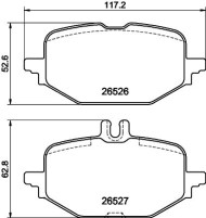 T2961 PAGID sada brzdových platničiek kotúčovej brzdy T2961 PAGID