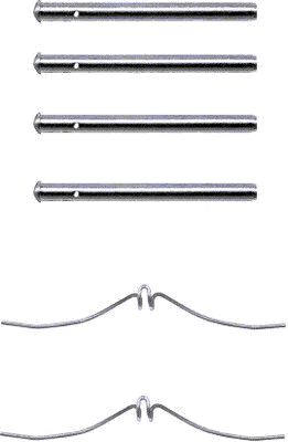 K0020 Sada příslušenství, obložení kotoučové brzdy PAGID