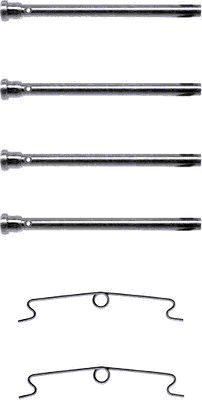 K0037 Sada příslušenství, obložení kotoučové brzdy PAGID