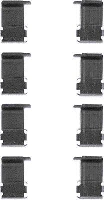 K0067 Sada příslušenství, obložení kotoučové brzdy PAGID