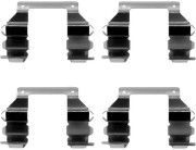 K0035 Sada příslušenství, obložení kotoučové brzdy PAGID