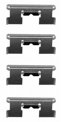 K0383 Sada příslušenství, obložení kotoučové brzdy PAGID