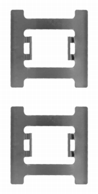 K0288 Sada příslušenství, obložení kotoučové brzdy PAGID