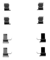 K0128 Sada příslušenství, obložení kotoučové brzdy PAGID