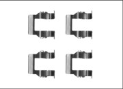 K0680 Sada příslušenství, obložení kotoučové brzdy PAGID