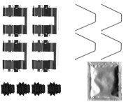 K0718 Sada prislusenstvi, oblozeni kotoucove brzdy PAGID