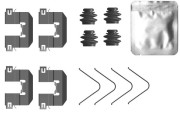 K0758 Sada příslušenství, obložení kotoučové brzdy PAGID