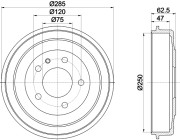 60402 Brzdový buben PAGID