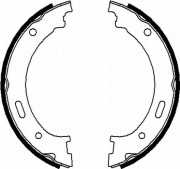 H1737 Sada brzdových čelistí, parkovací brzda PAGID