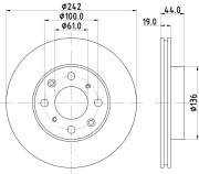 51113 Brzdový kotouč PAGID