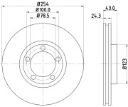 51032 Brzdový kotouč PAGID