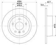 50248 Brzdový kotouč PAGID