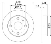 50302 Brzdový kotouč PAGID