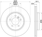 50318 Brzdový kotouč PAGID