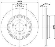 50319 Brzdový kotouč PAGID