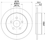 50335 Brzdový kotouč PAGID