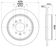 50369 Brzdový kotouč PAGID