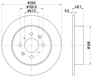 54254 PAGID brzdový kotúč 54254 PAGID