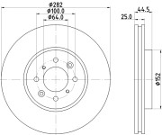 54707 Brzdový kotouč PAGID