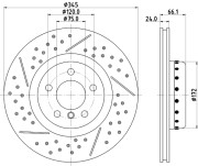 65147 Brzdový kotouč PAGID