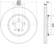 65146 Brzdový kotouč PAGID