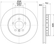 65138 Brzdový kotouč PAGID