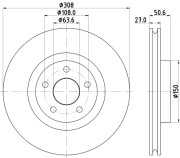 56067 Brzdový kotouč PAGID