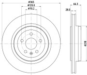 56138 PAGID brzdový kotúč 56138 PAGID