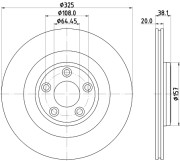 56199HC Brzdový kotouč PAGID